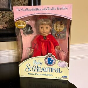 vintage 1995 NIB Baby So Beautiful special Holiday Wish collectors edition  2721